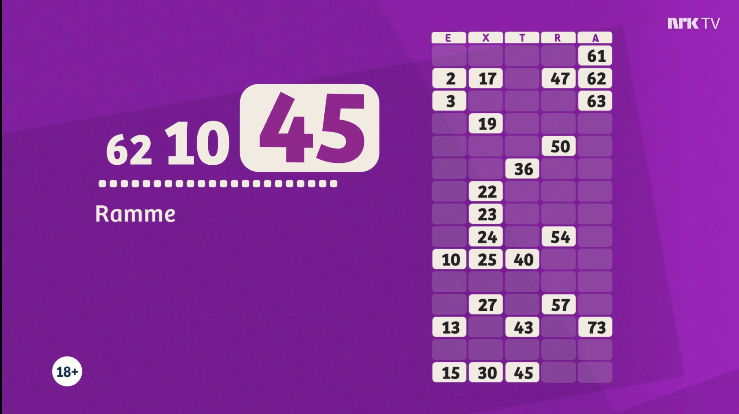 Extra-trekningsbanner