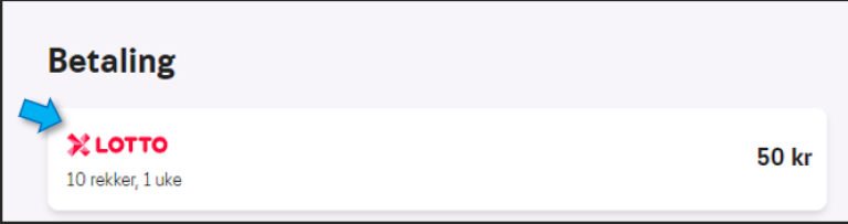 Skjermbilde som viser hvordan du kan endre tallene dine før hurtiglevering.
